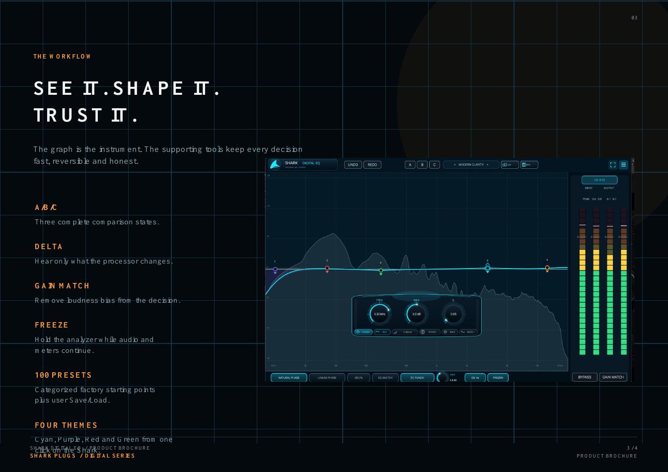 SHARK DIGITAL EQ brochure page 3 of 4