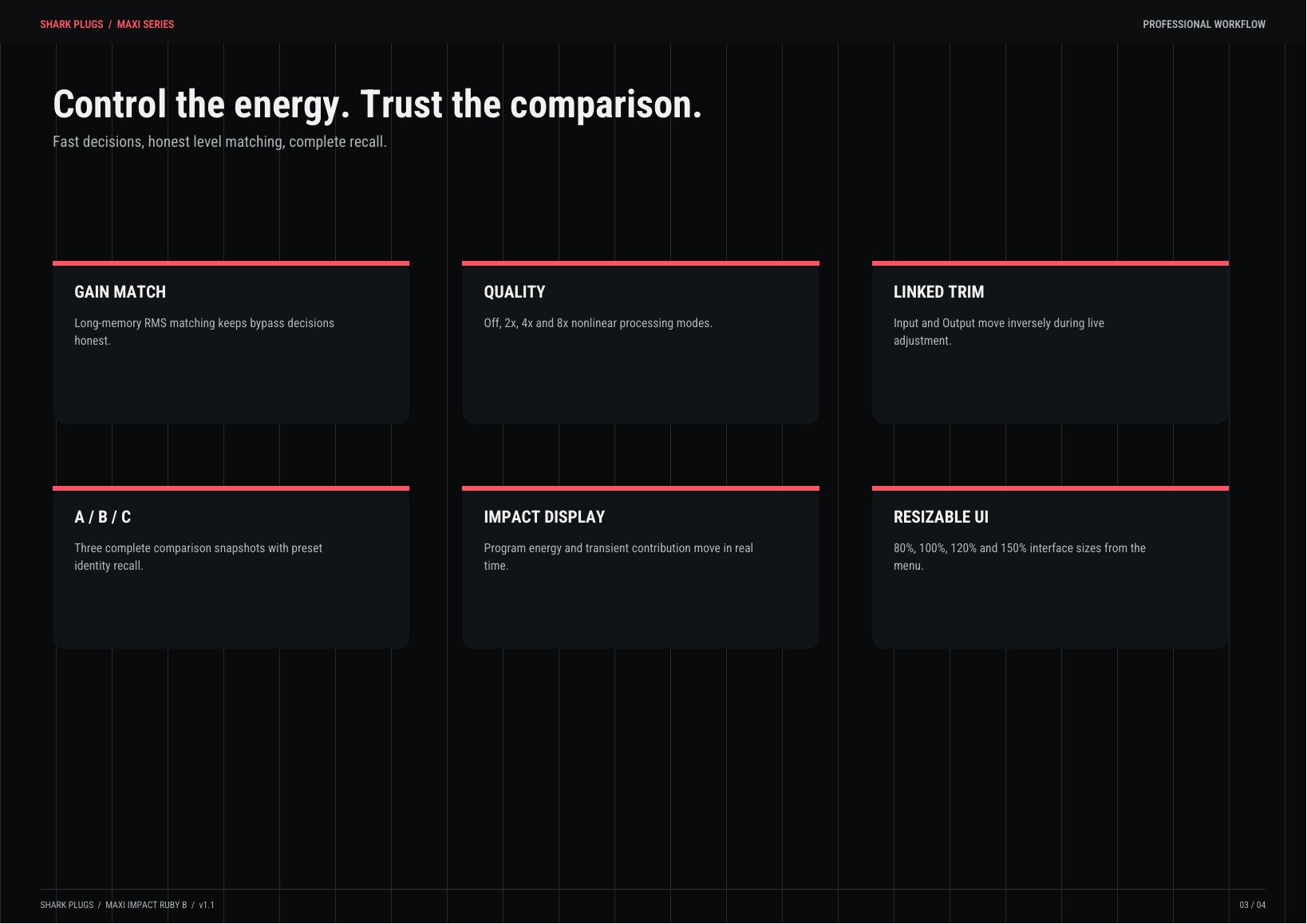 MAXI Impact brochure page 3 of 4