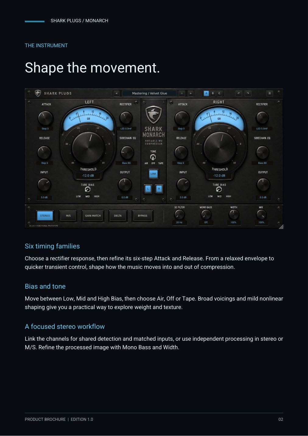 SHARK MONARCH brochure page 2 of 4