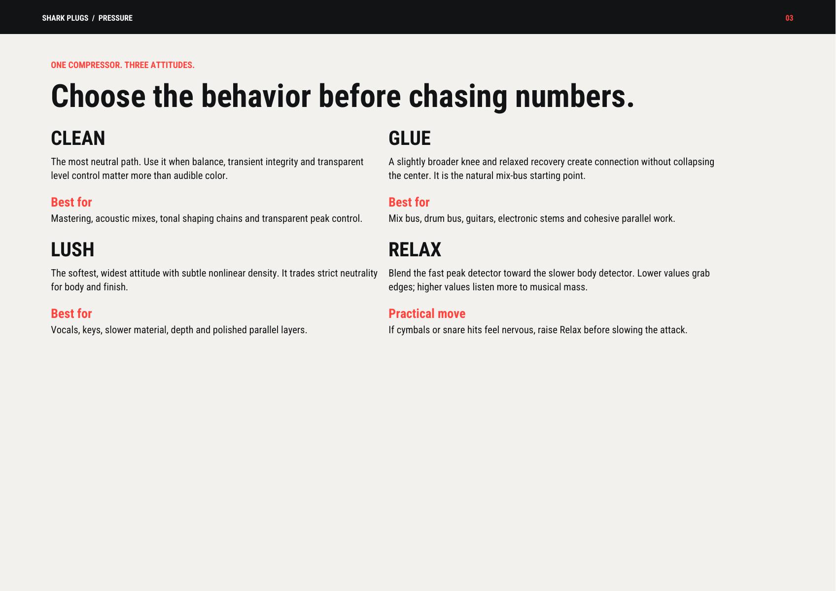 PRESSURE brochure page 3 of 4