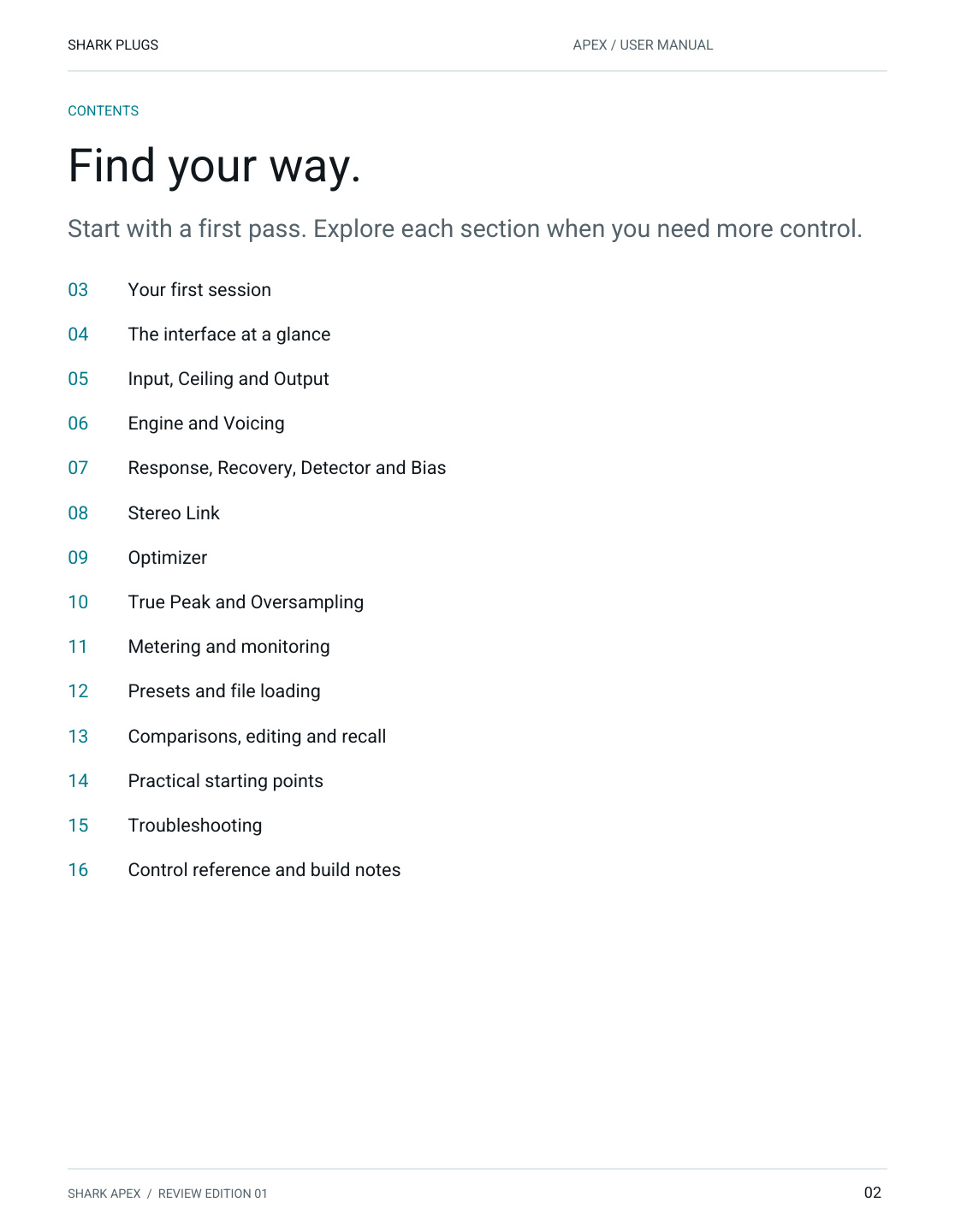 SHARK APEX user manual page 2 of 16