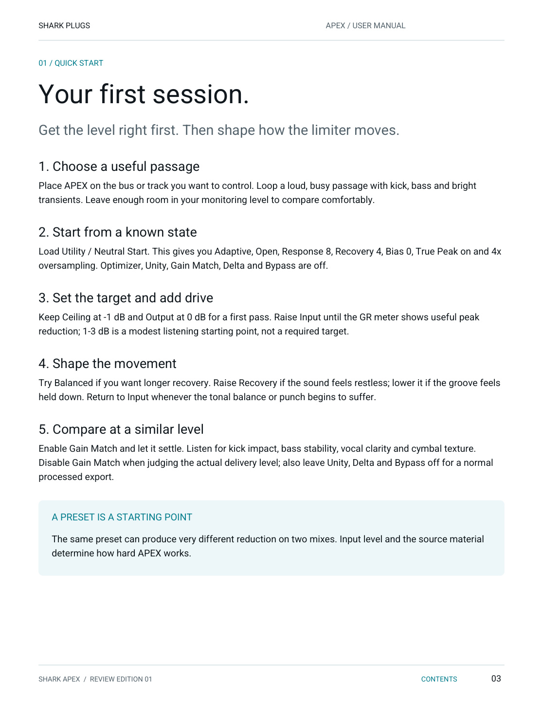 SHARK APEX user manual page 3 of 16