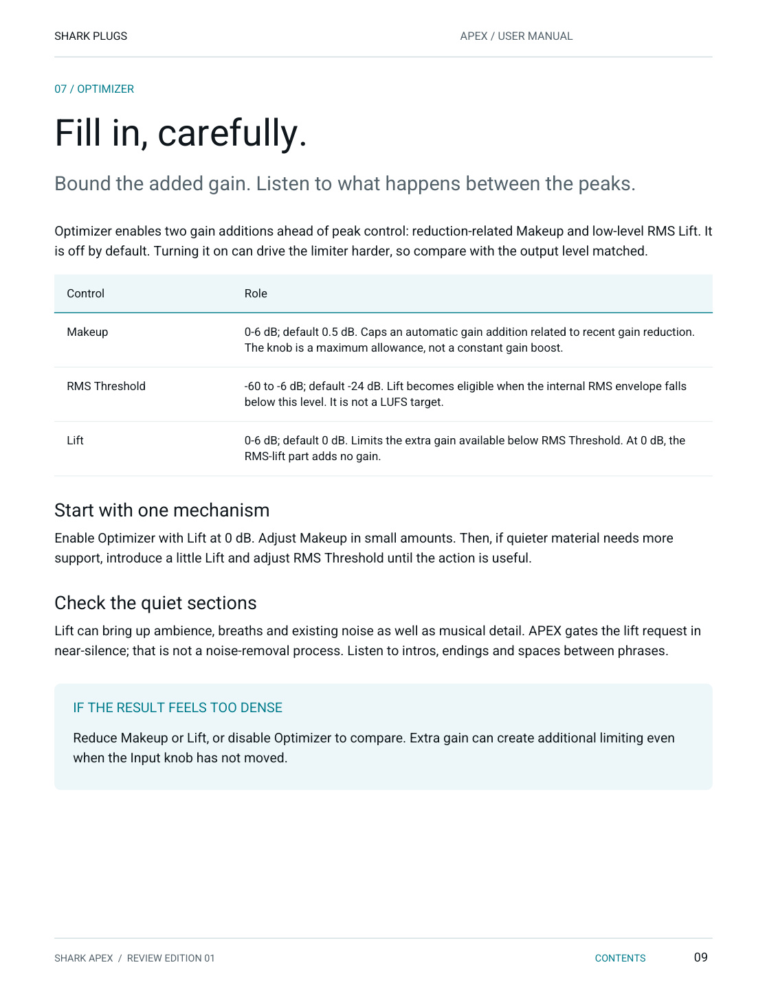 SHARK APEX user manual page 9 of 16