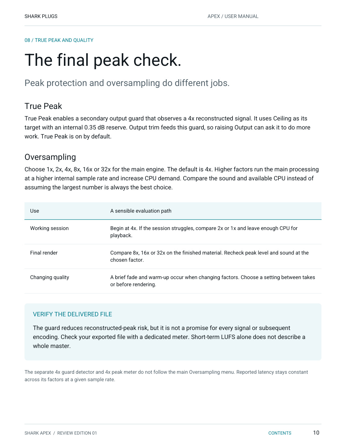 SHARK APEX user manual page 10 of 16