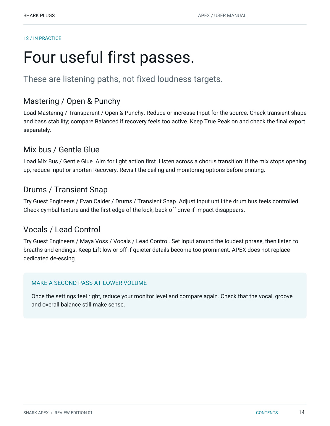 SHARK APEX user manual page 14 of 16