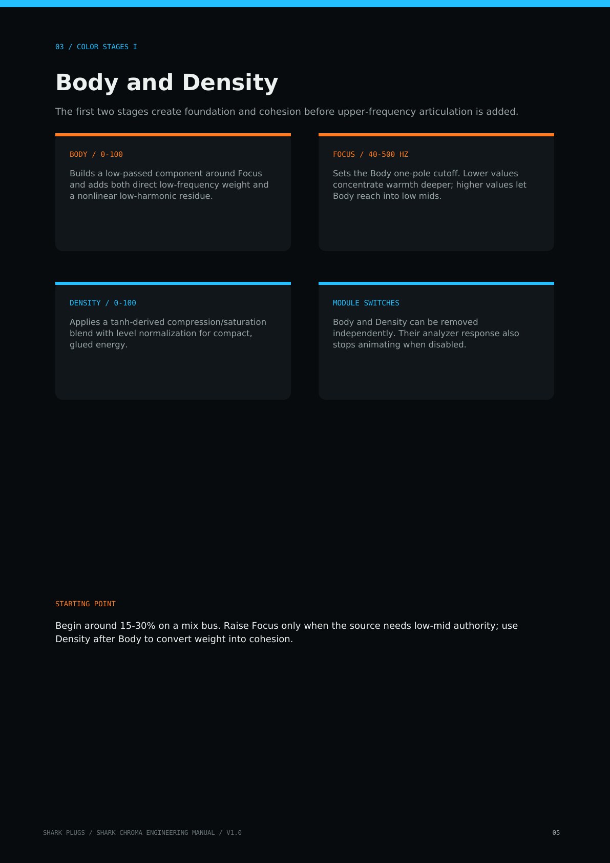 Shark Chroma user manual page 5 of 16