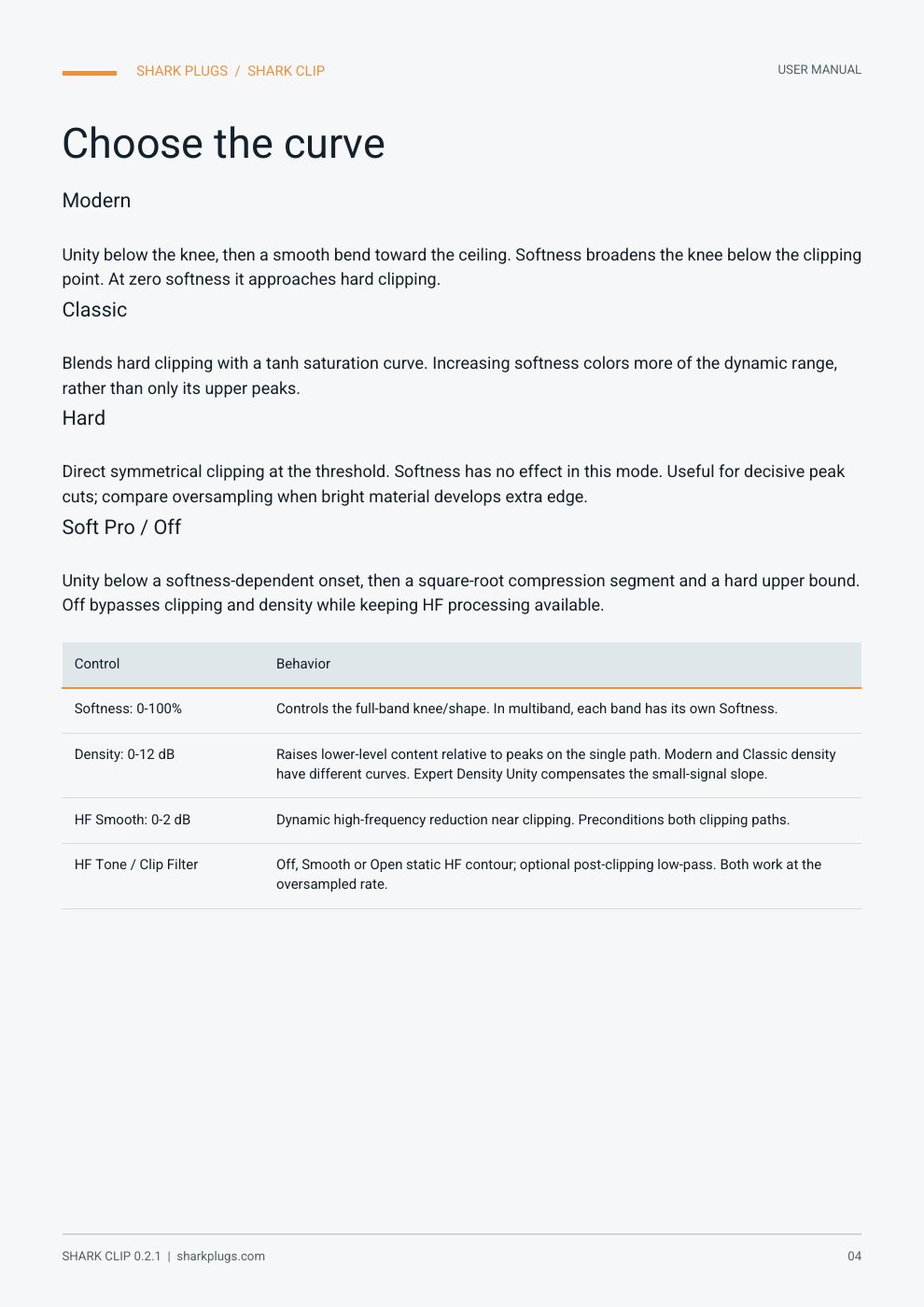 SHARK CLIP user manual page 4 of 14