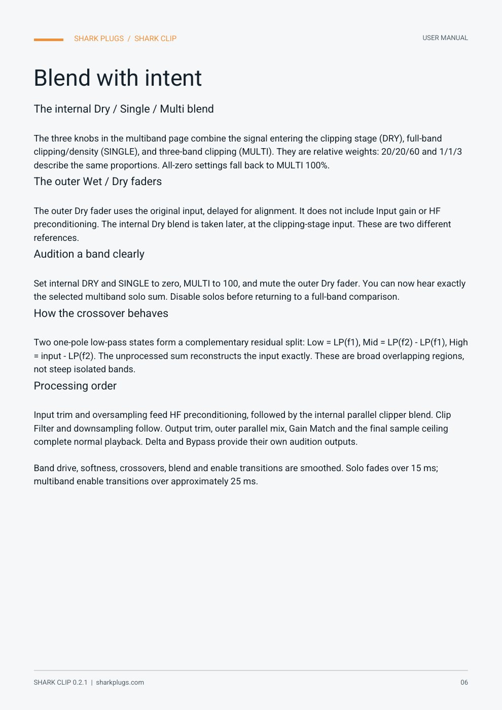 SHARK CLIP user manual page 6 of 14