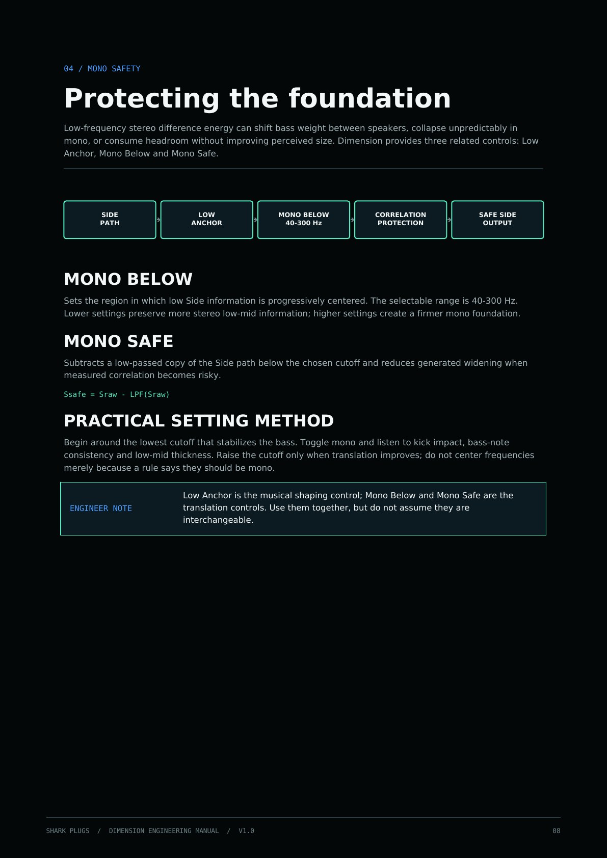 Shark Dimension user manual page 8 of 16