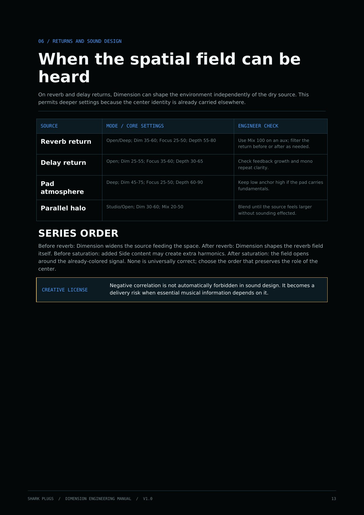 Shark Dimension user manual page 13 of 16