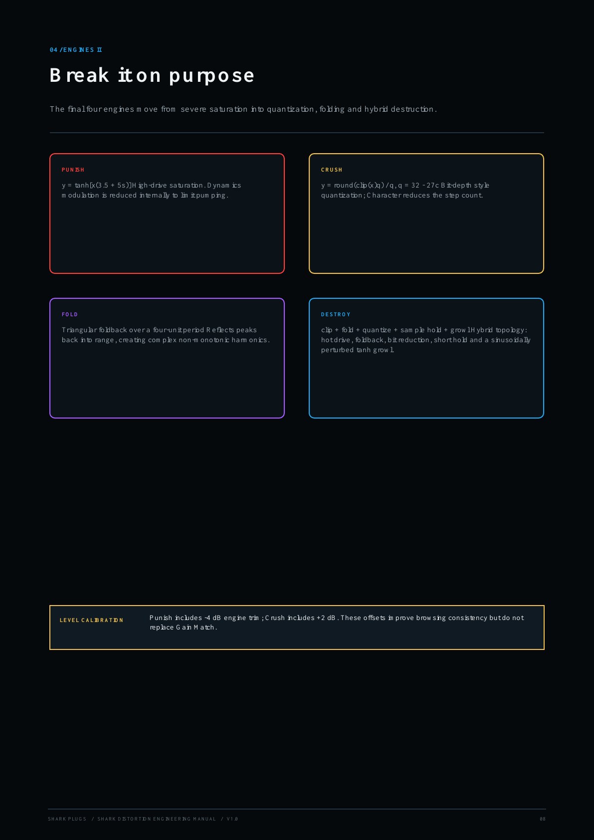 Shark Distortion user manual page 8 of 16