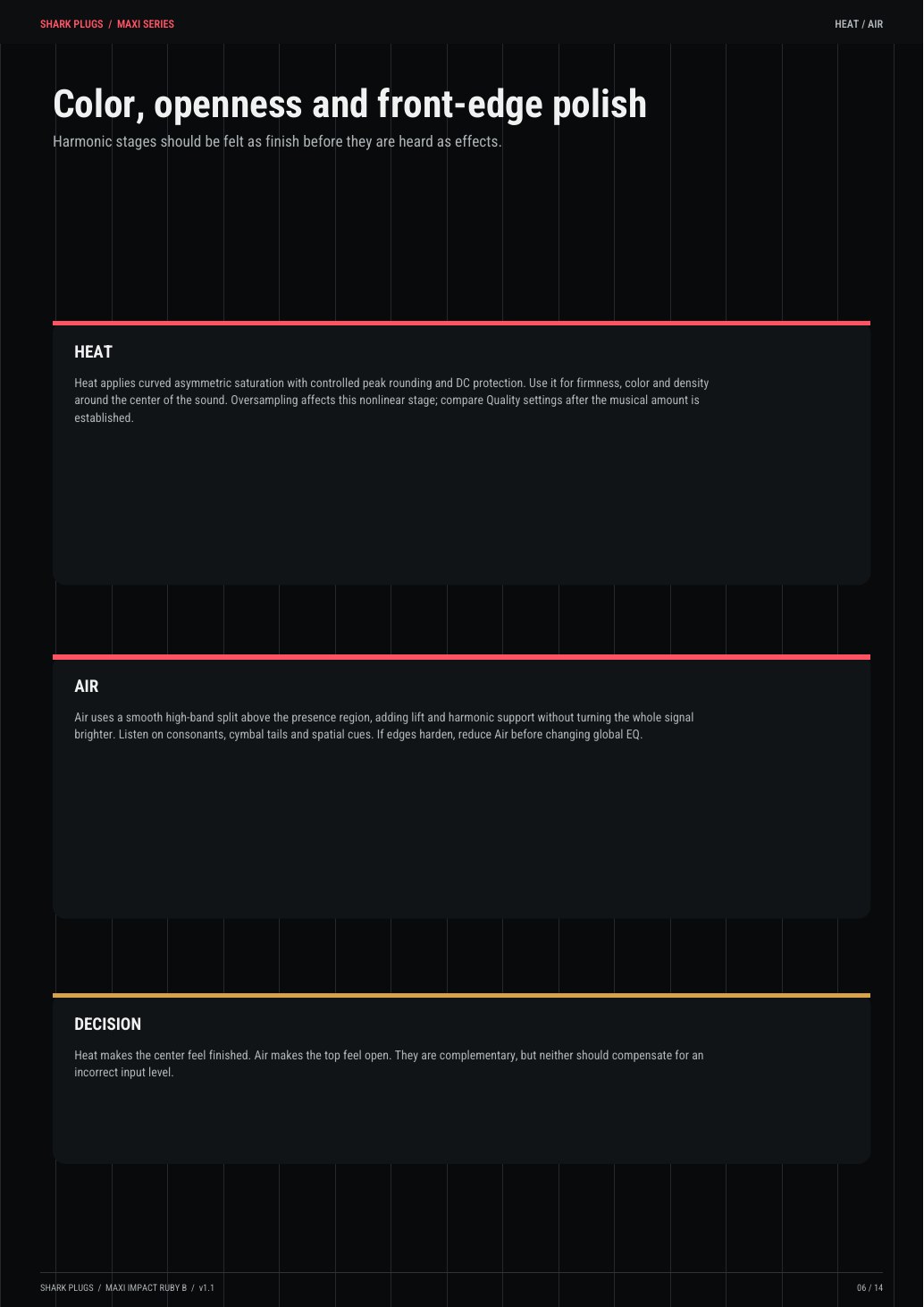 MAXI Impact user manual page 6 of 14