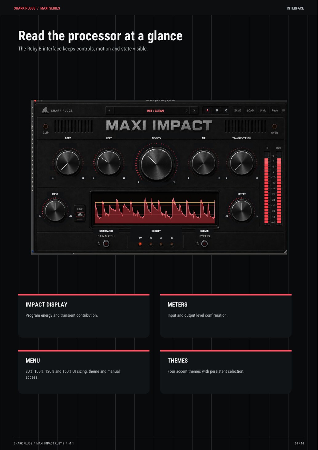 MAXI Impact user manual page 9 of 14