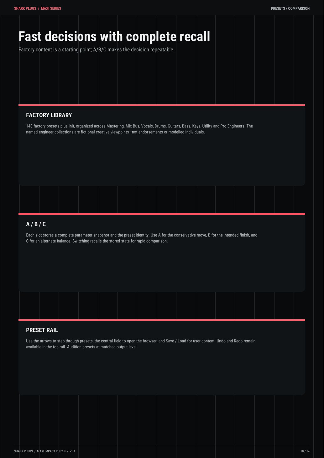 MAXI Impact user manual page 10 of 14