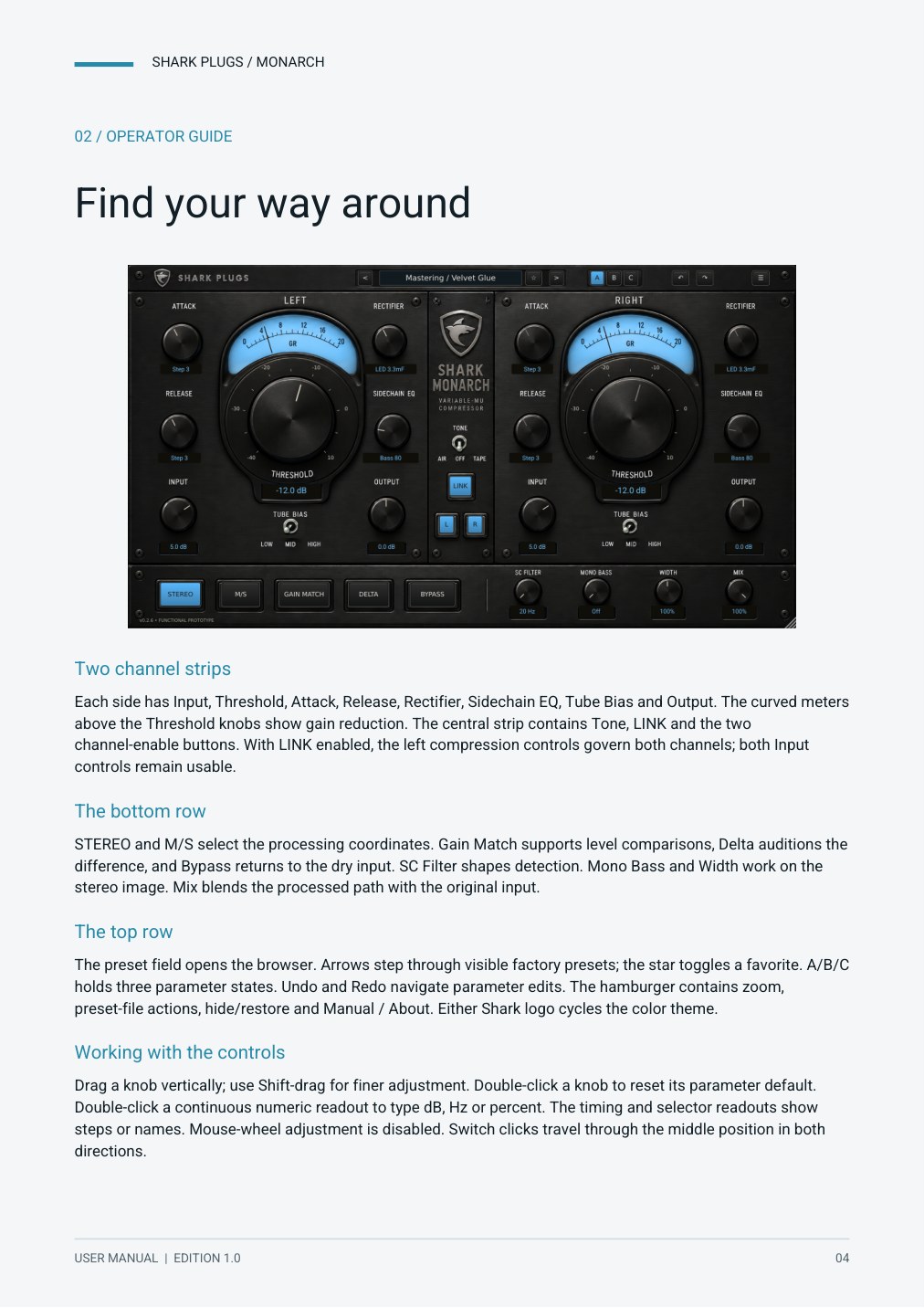 SHARK MONARCH user manual page 4 of 20