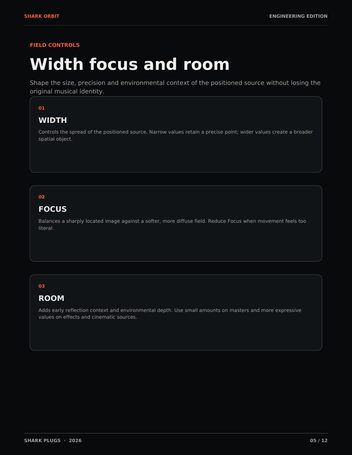 SHARK ORBIT user manual page 5 of 12