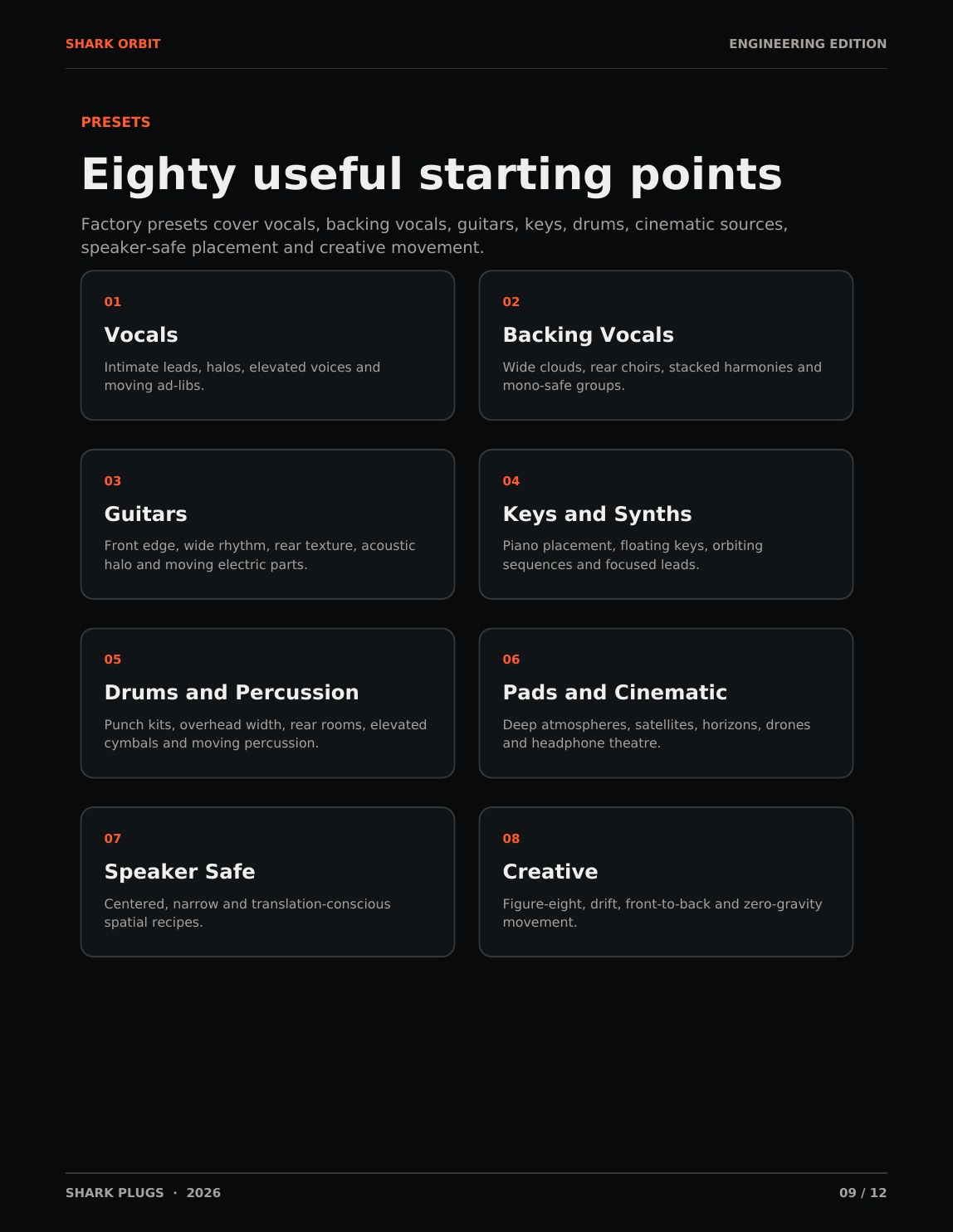SHARK ORBIT user manual page 9 of 12