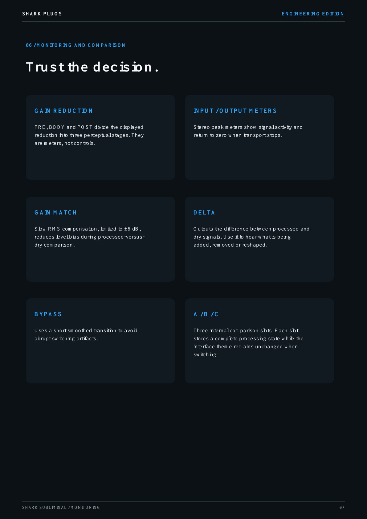 Shark Subliminal user manual page 7 of 12