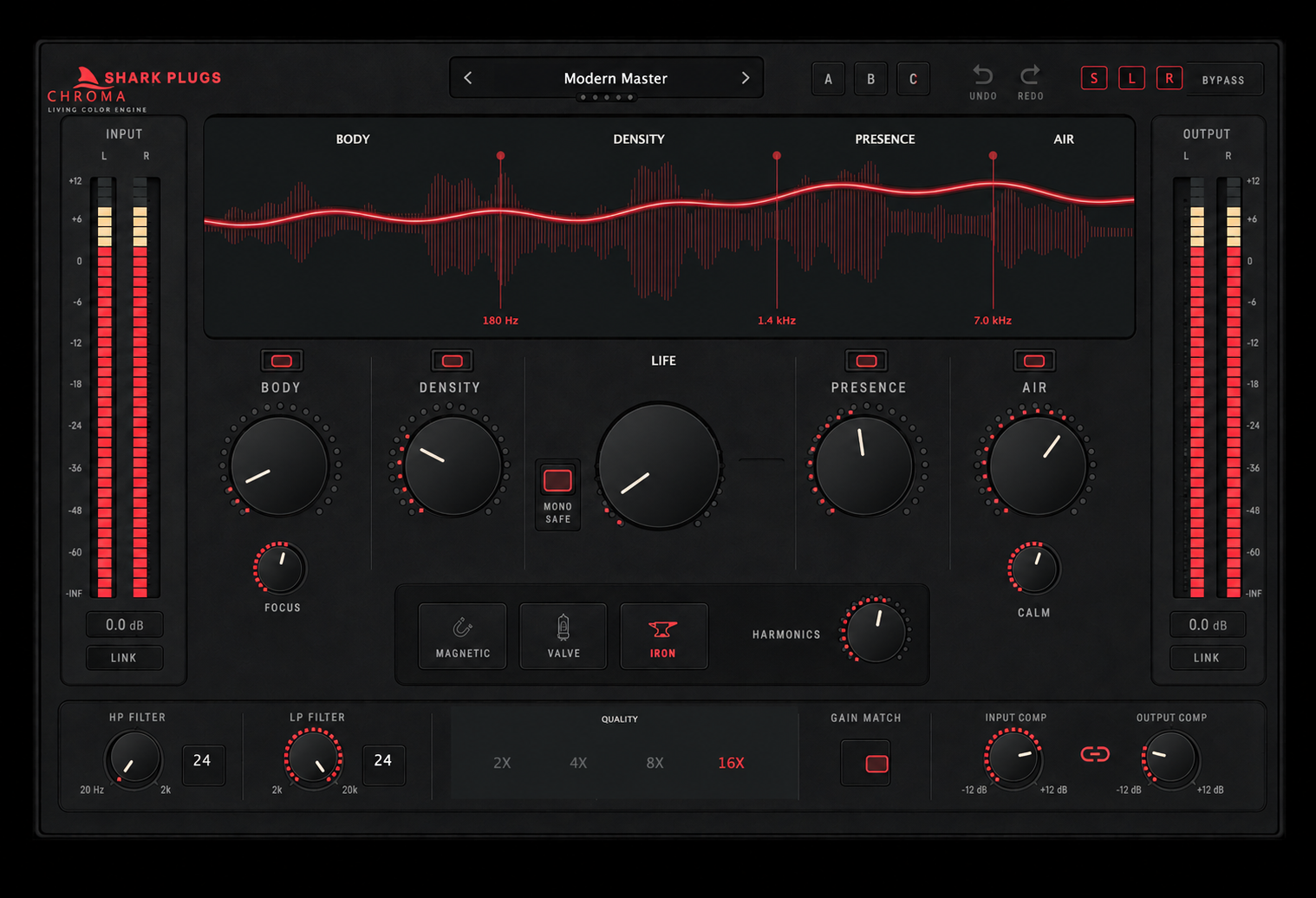 Shark Chroma Crimson Voltage theme