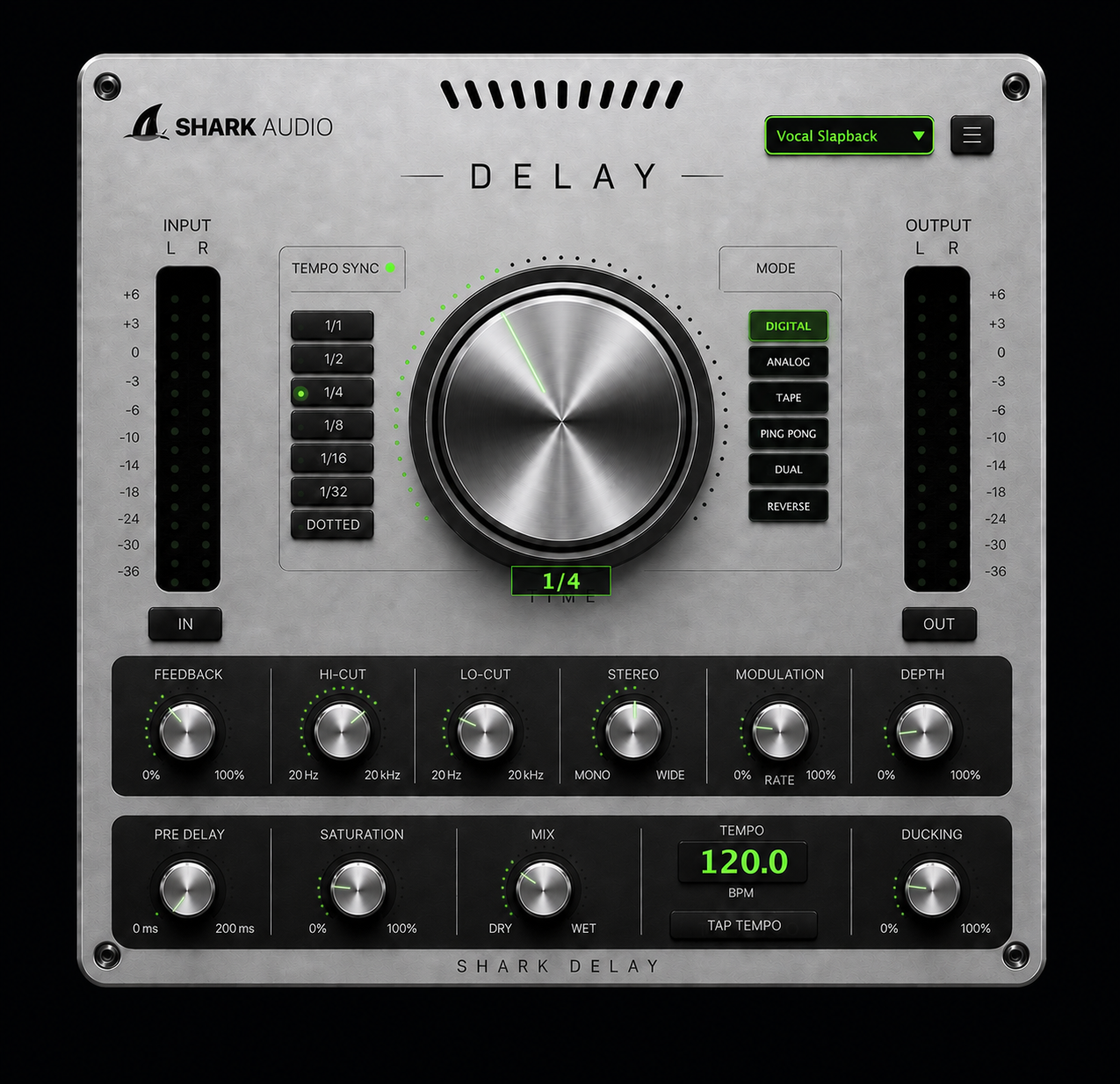 Q Delay plugin interface